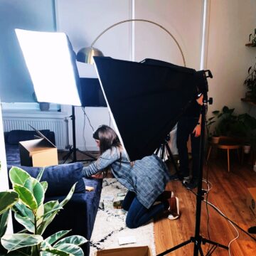 Set preparation - backstage