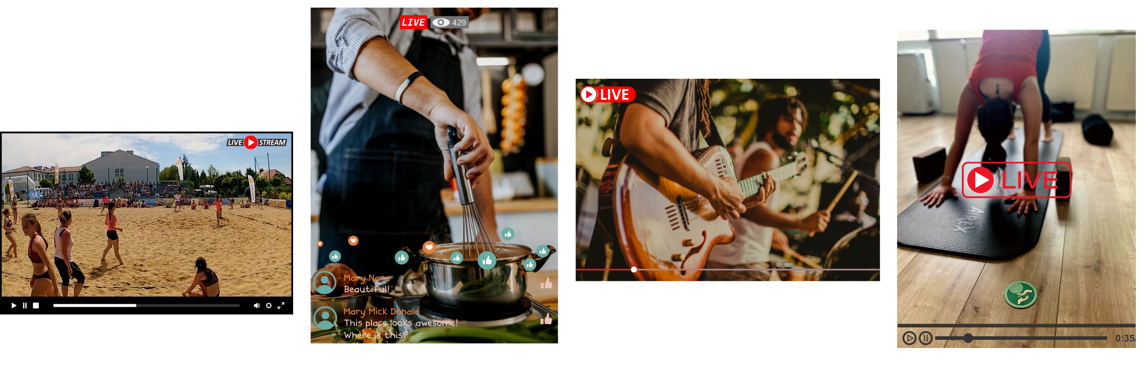 Multiflow Media Live Streaming