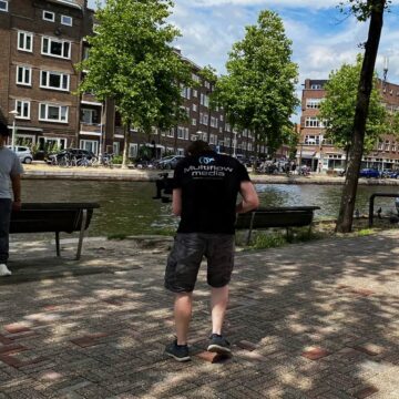 Videoproductie voor sociale media - backstage in Amsterdam