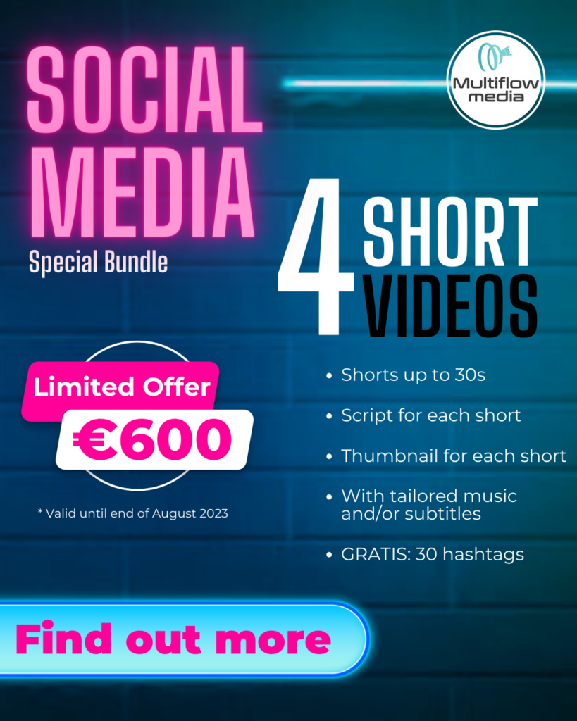 Videoproductie voor social media - special bundle - Multiflow media 
