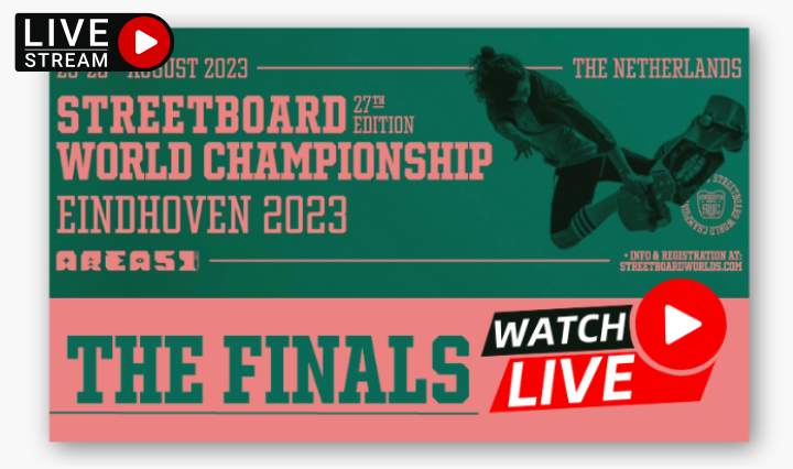 Live Streaming in Area51 Eindhoven - Streetboard World Championship 2023