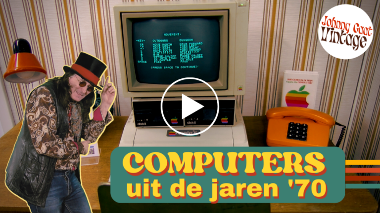 YouTube productie voor Johnny Gaat Vintage - aflevering over computers