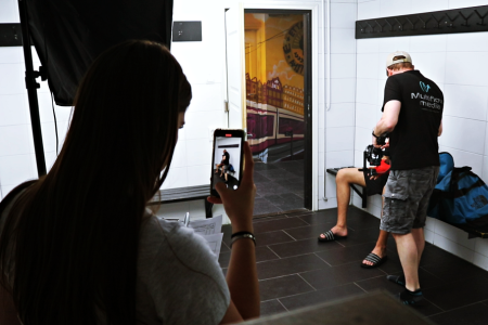 Backstage Multiflow Media x Instagram Reel production