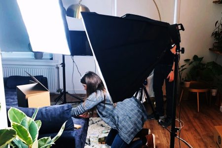 Set preparation - backstage