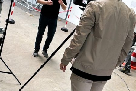 Backstage - videoproductie op locatie - voorbereiding