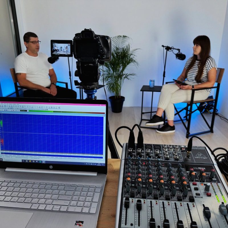 Podcast Productie - Multiflow Media - backstage