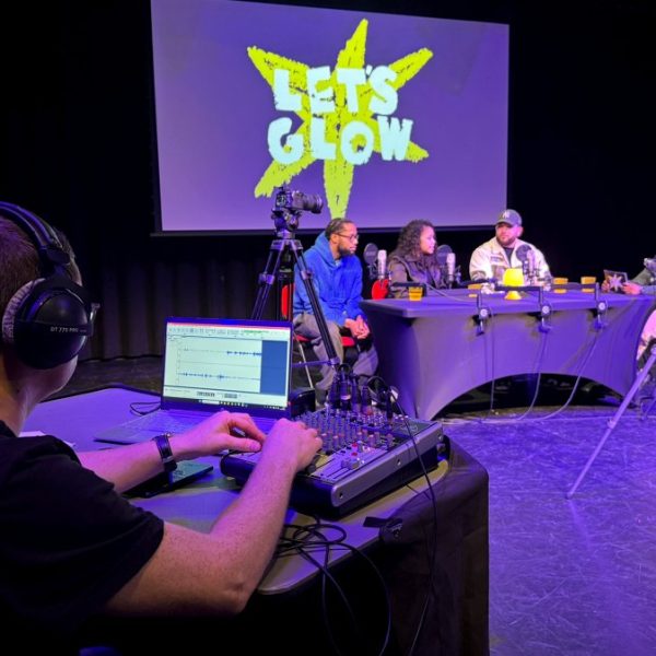 Podcastopnames in het theater