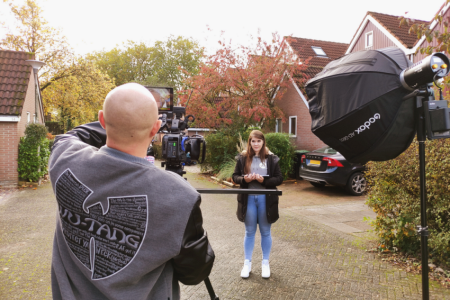 Videoproductie in Huizen - Multiflow media - backstage