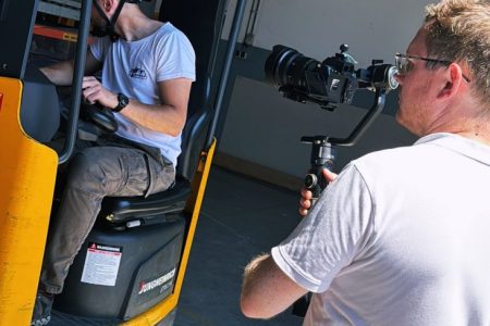 Videoproductie voor een opleidingsbedrijf - backstage