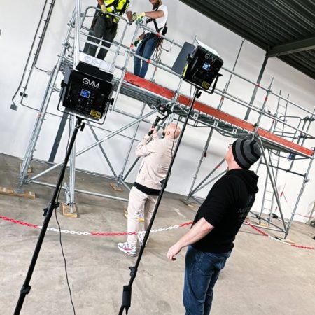 YouTube videoproductie op locatie - backstage