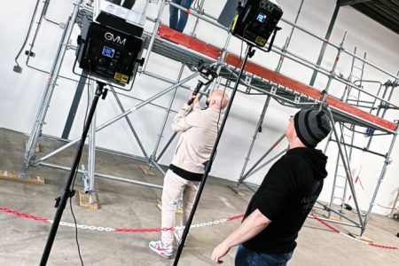 YouTube videoproductie op locatie - backstage