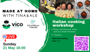 Live Streaming with Made At Home - Italian cooking workshop